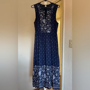 Navy blue dress